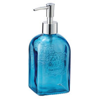 DÁVKOVAČ MYDLA modrá - modrá, Basics, sklo (8/19/8cm)