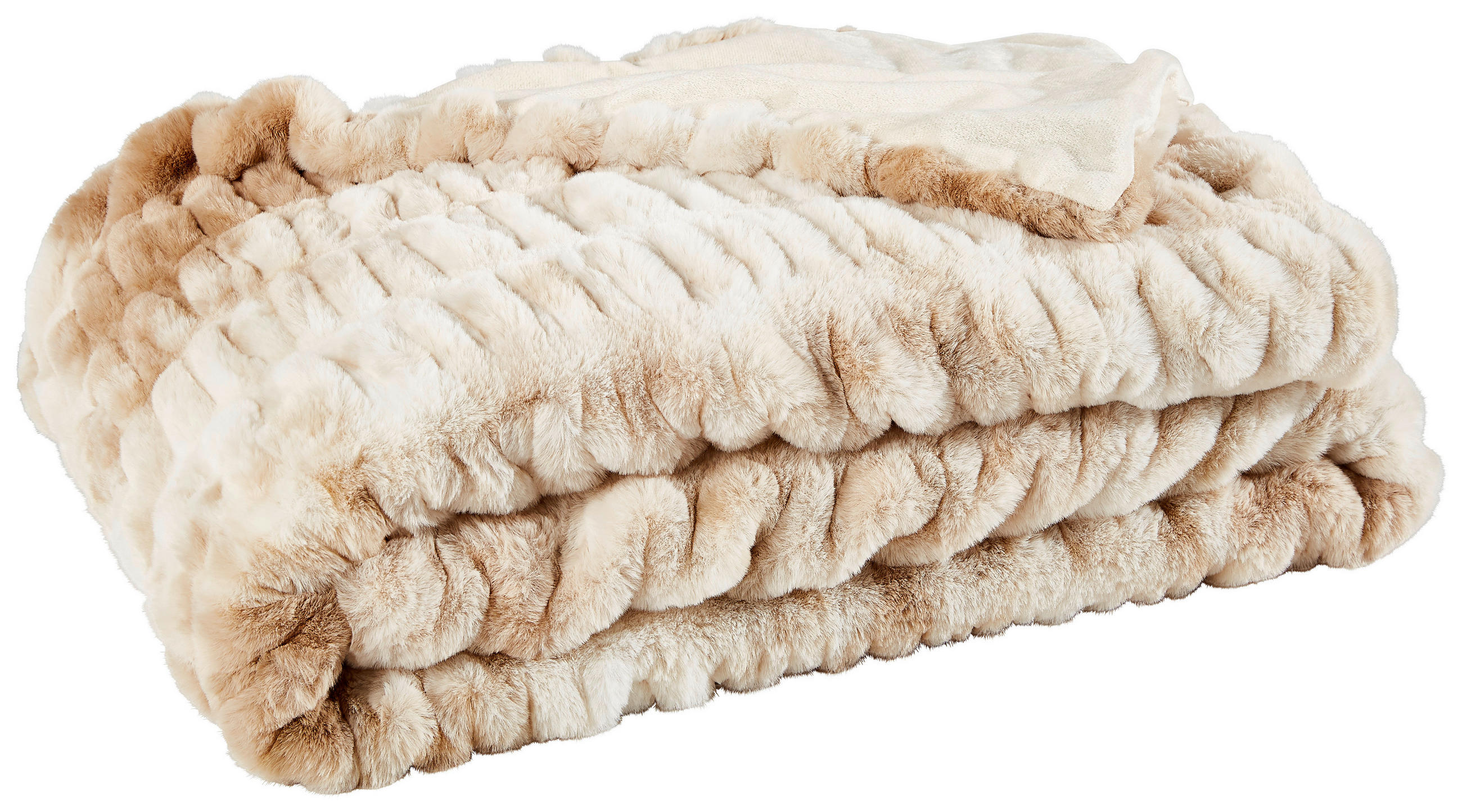 PĂTURĂ DIN BLANĂ 150/200 cm  - bej/culoare natur, Basics, textil (150/200cm) - Novel