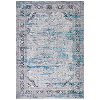 VINTAGE-TEPPICH 130/190 cm Belvedere  - Blau/Grau, Lifestyle, Textil (130/190cm) - Novel
