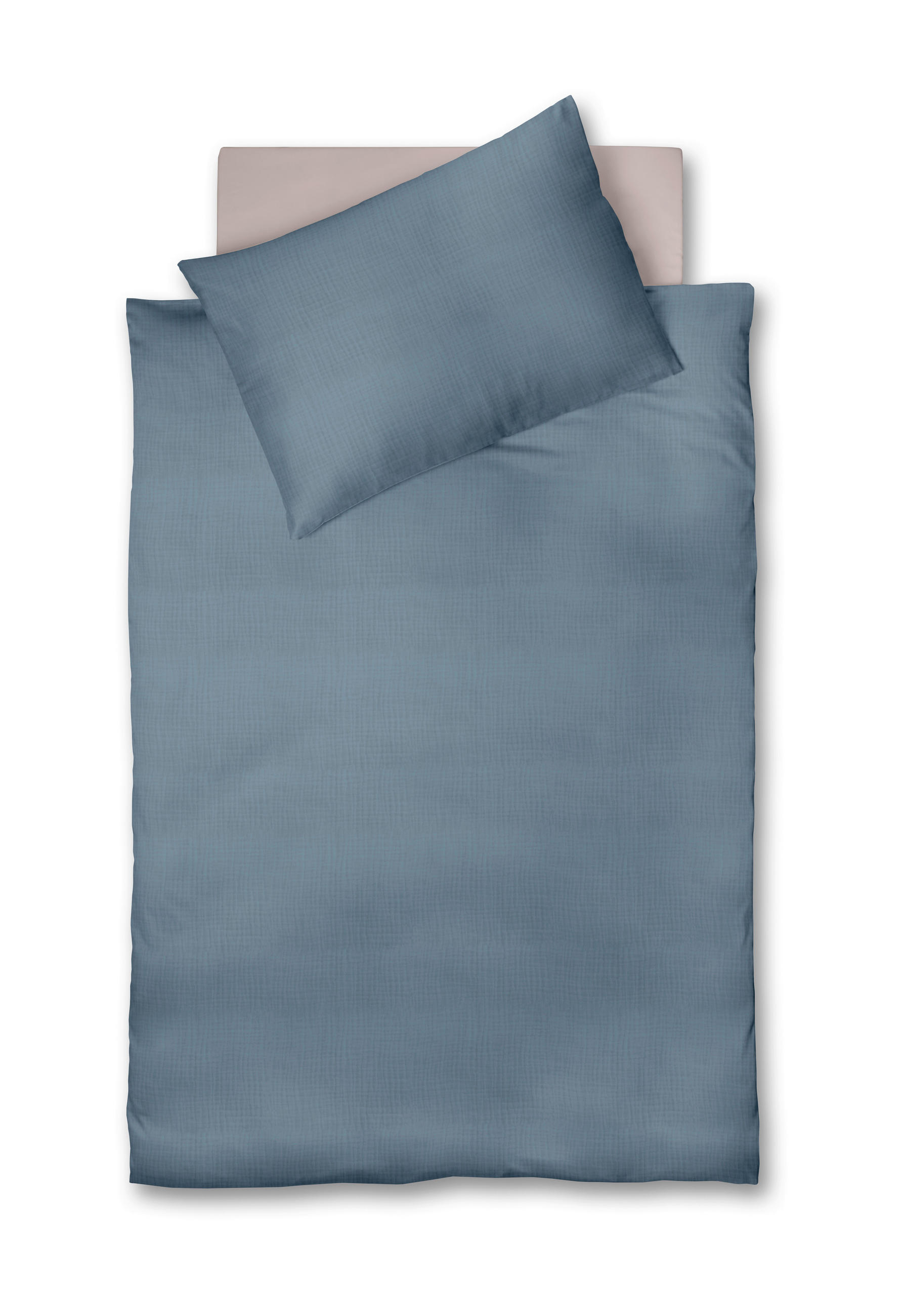 POVLEČENÍ - modrá, Basics, textil (140/200cm) - Fleuresse