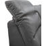 WOHNLANDSCHAFT Mikrofaser Rücken echt - Anthrazit/Silberfarben, KONVENTIONELL, Textil/Metall (200/275cm) - Cantus