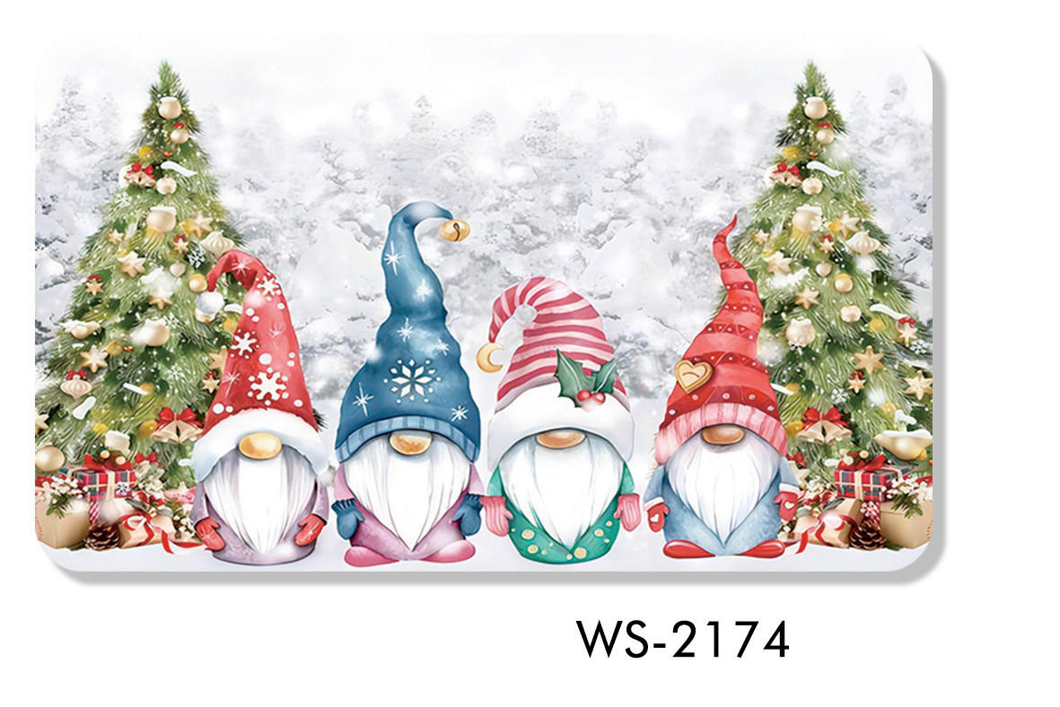 LÁBTÖRLŐ  - piros/kék, Basics, műanyag (73,5/44/0,3cm) - X-Mas