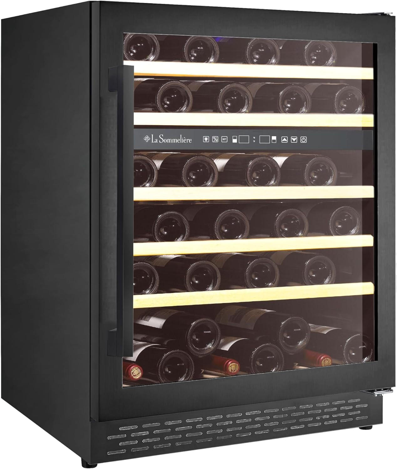 WEINKÜHLSCHRANK LSBU51DB2  - Basics, Glas/Holz (59,5/82,0/57,5cm)