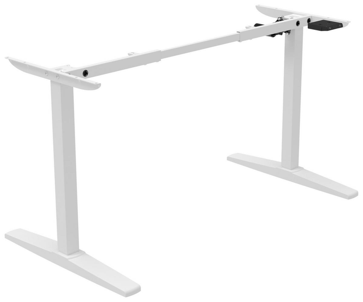 BORDSUNDERREDE i metall, plast 120-160/70/75-120 cm  - vit, Design, metall/plast (120-160/70/75-120cm) - Carryhome