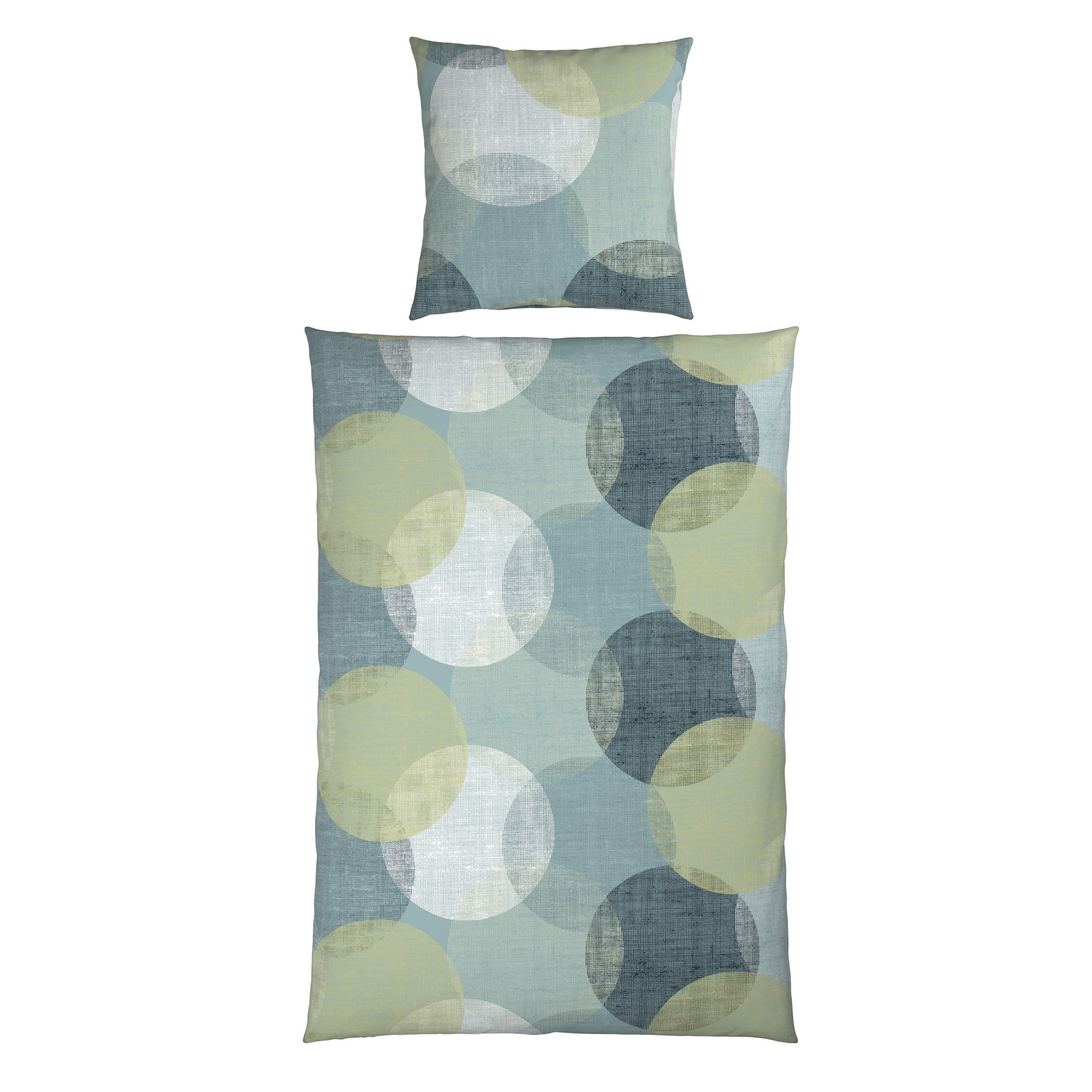 BETTWÄSCHE Flanell 155/220 cm  - Türkis, Textil (155/220cm) - Esposa
