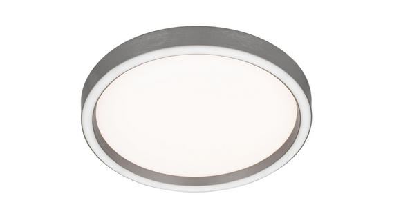 LED-DECKENLEUCHTE 30,5/5,5 cm - Alufarben, Basics, Metall (30,5/5,5cm) - Novel
