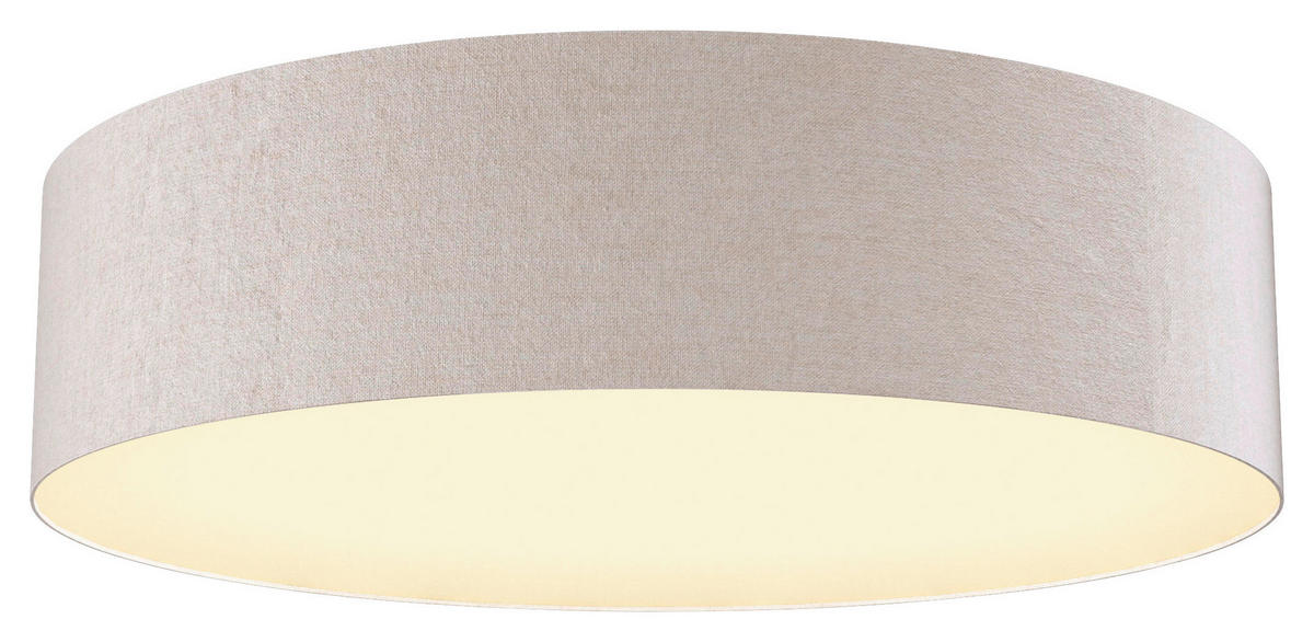 STROPNÍ LED SVÍTIDLO, 40 cm - pískové barvy, Design, textil (40cm) - Tint