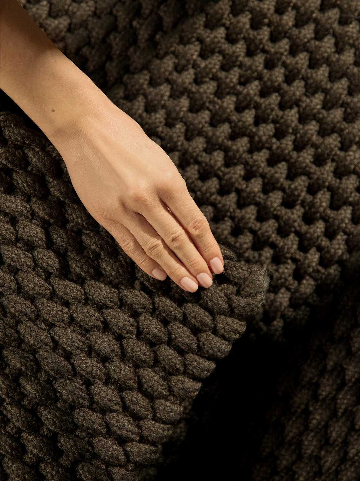 HANDWEBTEPPICH  Wohnzimmer 120/170 cm Southwark Dunkelbraun rechteckig  - Dunkelbraun, Design, Textil (120/170cm) - Ted Baker