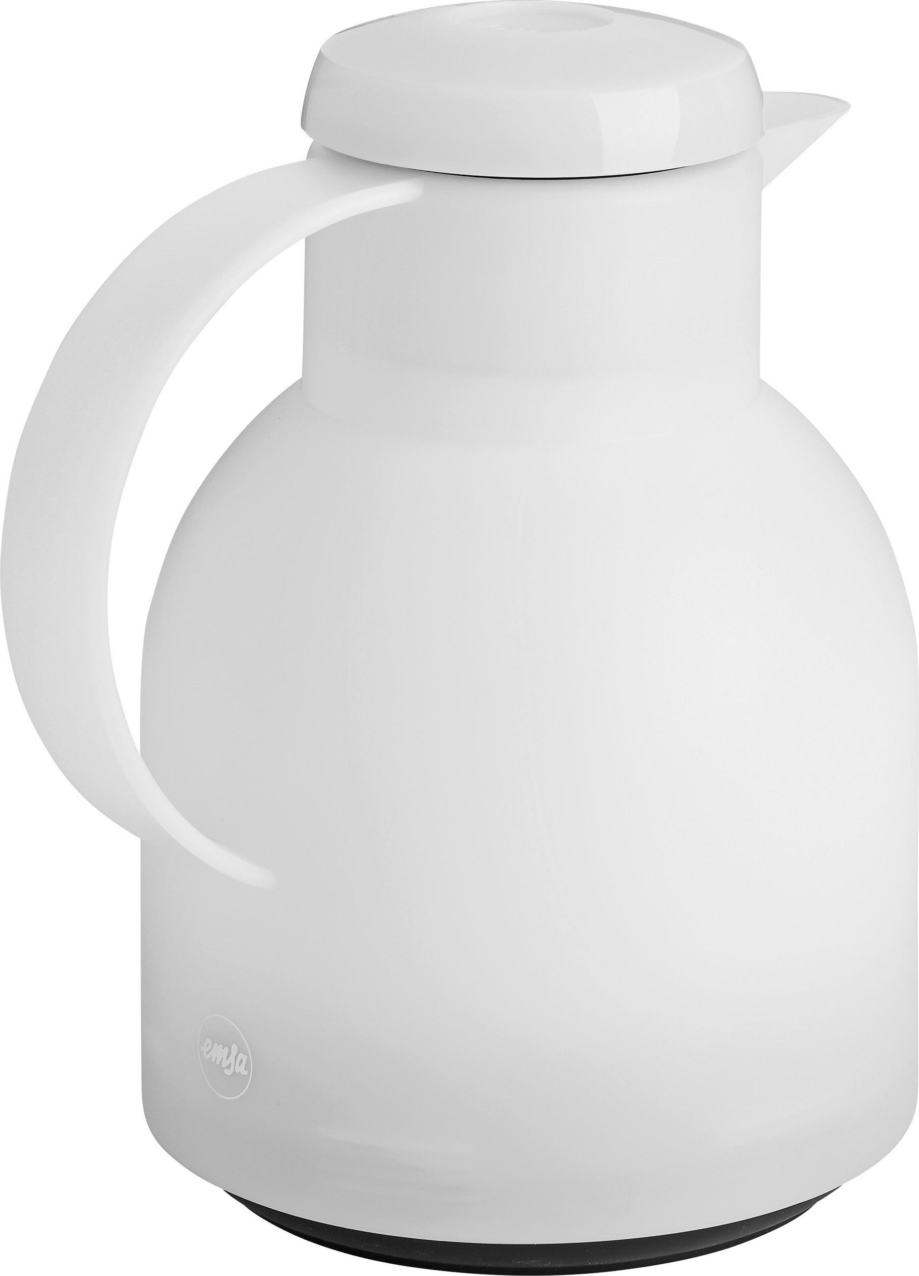 ISOLIERKANNE SAMBA 1 L  - Weiß, Basics, Kunststoff (1l) - Emsa