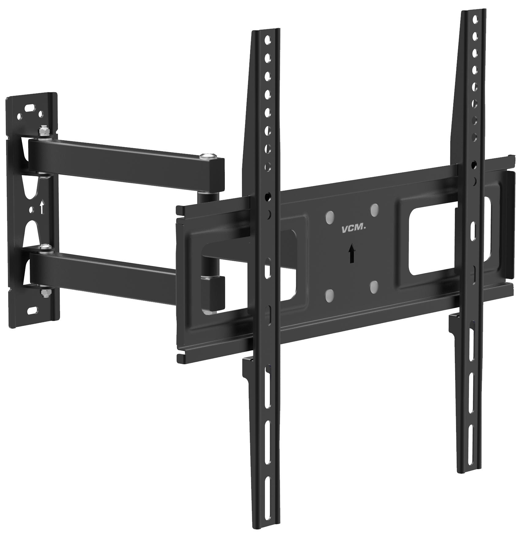 TV-WANDHALTER in Schwarz  - Schwarz, Basics, Metall (44/42/7,5cm) - MID.YOU