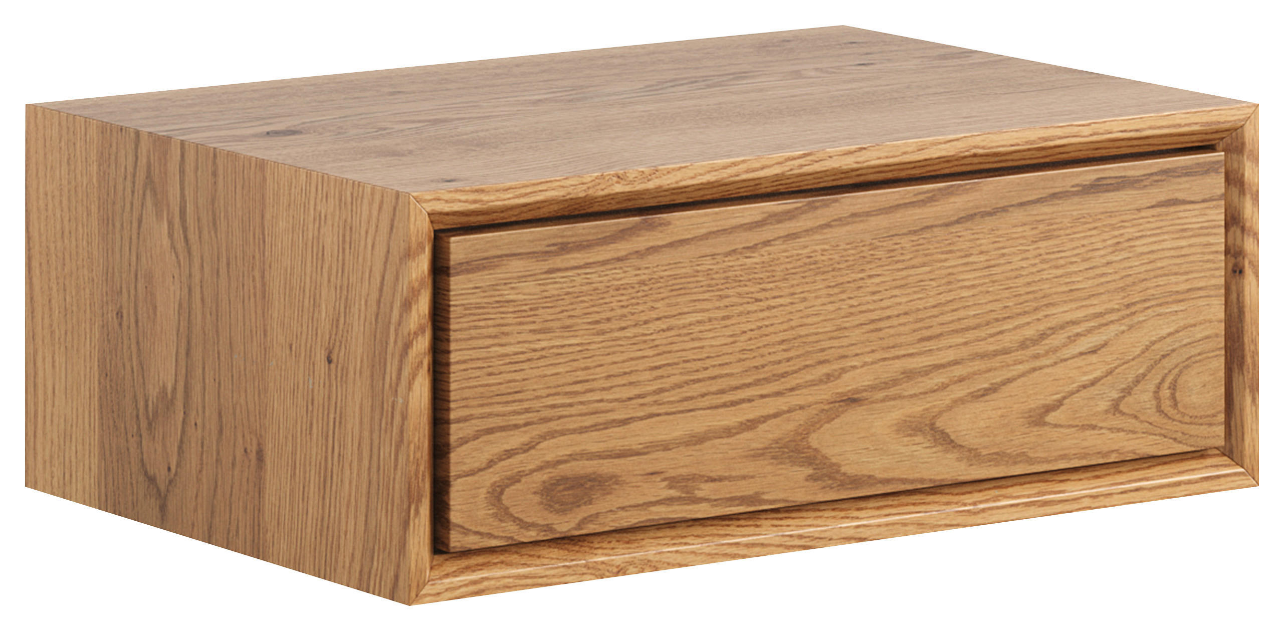 NACHTSCHRANK 50/19/35 cm Eiche massiv  - Eichefarben, MODERN, Holz (50/19/35cm) - Linea Natura