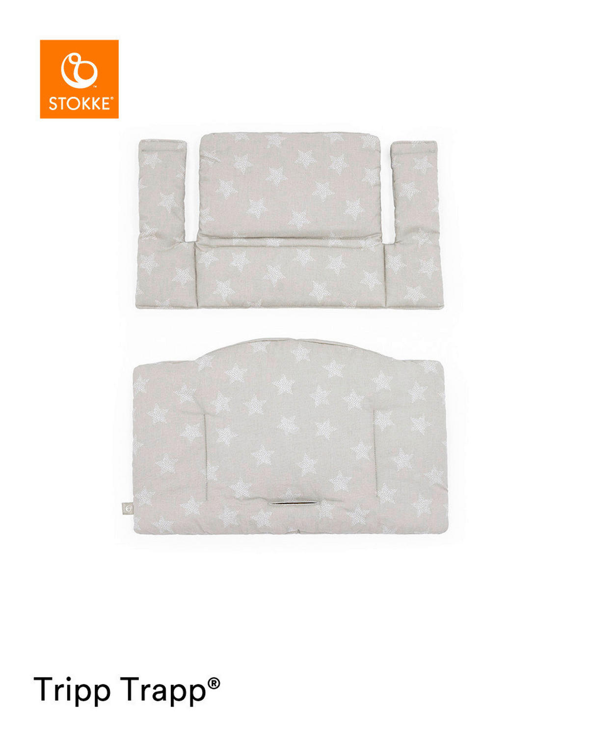 HOCHSTUHLEINLAGE Tripp Trapp classic cushion  - Grau, Basics, Textil (28/21/7cm) - Stokke