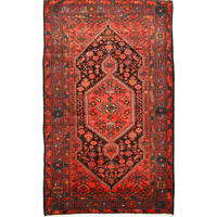 ORIJENTALNI TEPIH  višebojna, crvena     - višebojna/crvena, Konvencionalno, prirodni materijali (80/130cm)