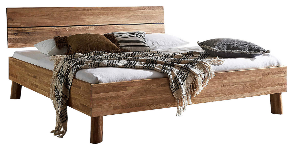 BETT 160/200 cm  in Naturfarben  - Naturfarben, MODERN, Holz (160/200cm) - MID.YOU