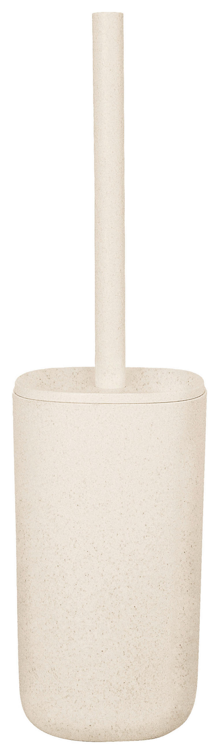 WC SADA - ŠTĚTKA A DRŽÁK - barvy hliníku/béžová, Basics, plast (10,6/39/10,6cm) - Kleine Wolke