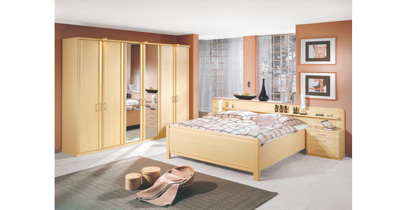 SCHLAFZIMMER in Eschefarben - Eschefarben, KONVENTIONELL, Holzwerkstoff (180/200cm) - Venda
