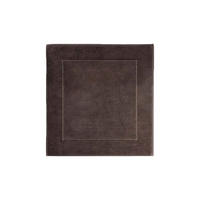 BADTEPPICH Dunkelbraun 60/60 cm  - Dunkelbraun, Basics, Kunststoff/Textil (60/60cm) - Aquanova