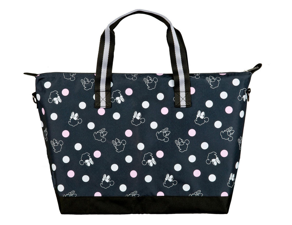 WEEKENDER Minnie Mouse  - Hellrosa/Schwarz, Basics, Textil (40/36/18cm) - Disney