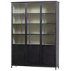 VITRINE  in Schwarz  - Schwarz, Design, Glas/Metall (140/200/40cm) - Livetastic