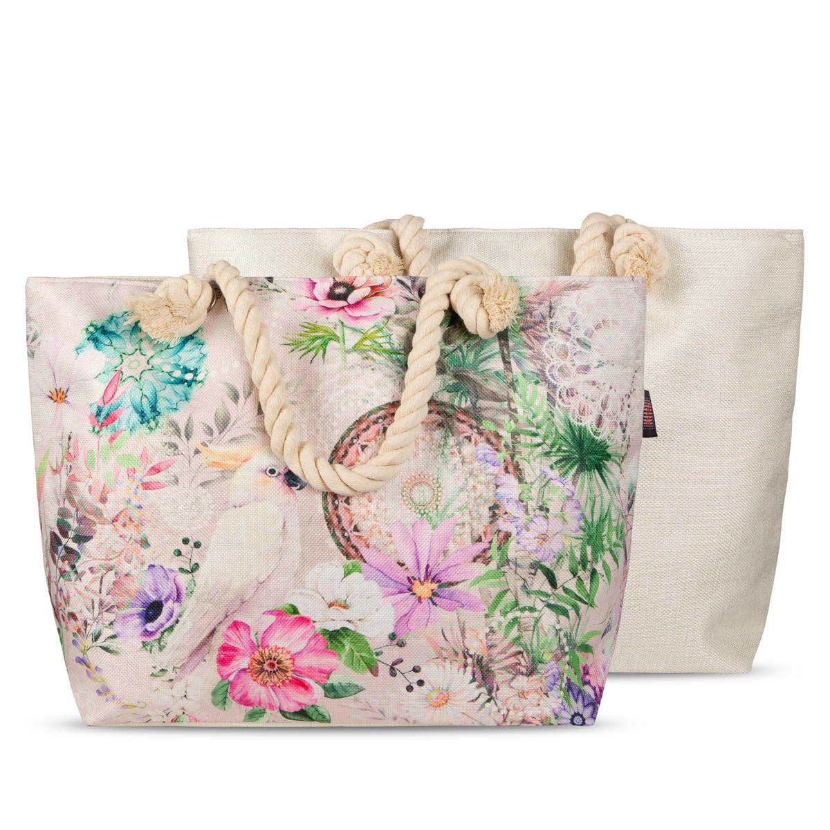 STRANDTASCHE - Multicolor, KONVENTIONELL, Textil (43/60cm)