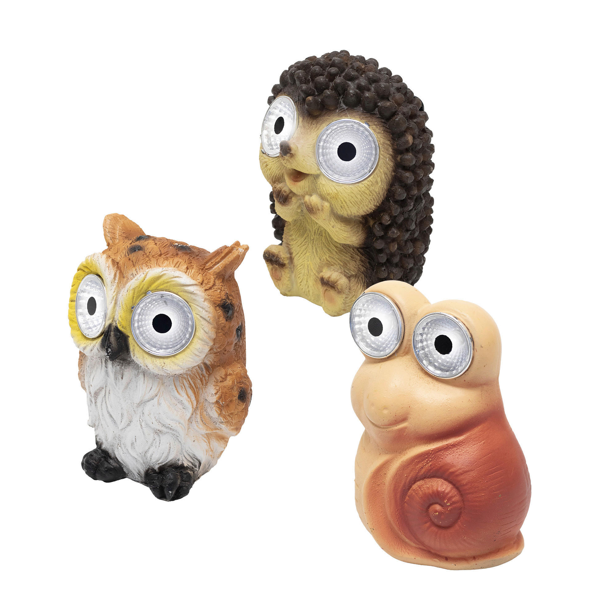 SZOLÁRLÁMPA  - többszínű, Basics, műanyag (6,5/5,5/8,5cm)