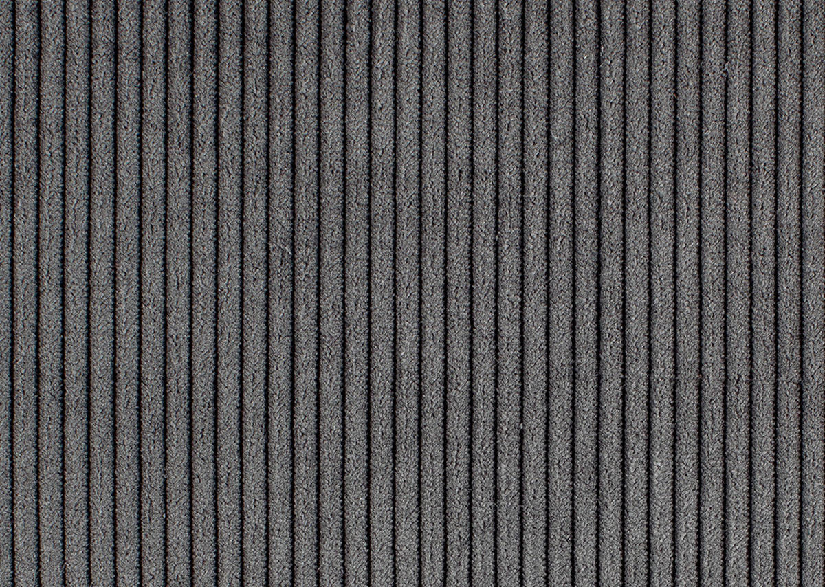 SCHLAFSOFA Feincord Anthrazit  - Chromfarben/Anthrazit, Design, Textil/Metall (140/90/95cm) - Bali