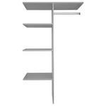 INNENEINTEILUNG 87/150/50 cm   - Grau, Design, Holzwerkstoff (87/150/50cm) - Carryhome