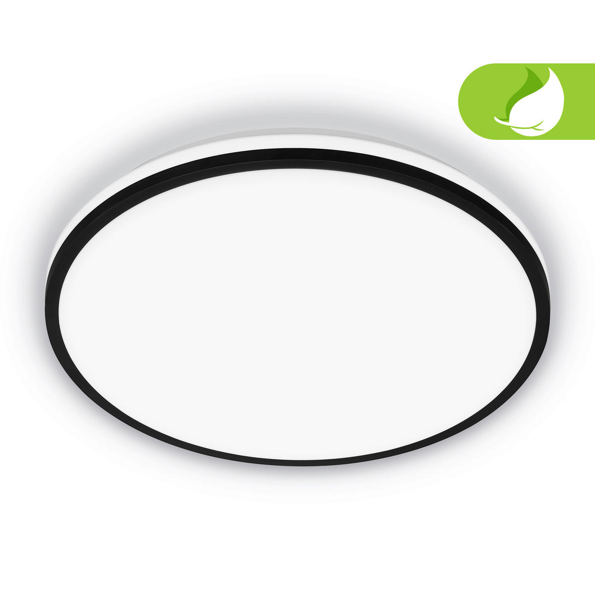 STROPNA LED-SVETILKA   //4000 K// - črna, Basics, umetna masa (33/6cm)