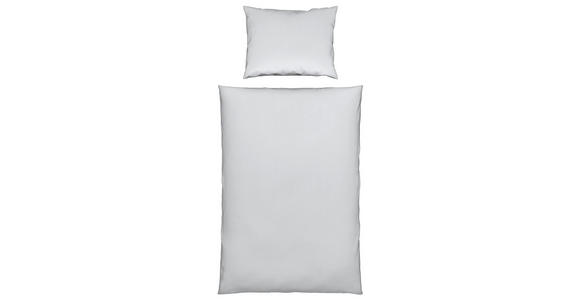 BETTWÄSCHE TANJA Satin 140/200 cm - Silberfarben, Basics, Textil (140/200cm) - Novel