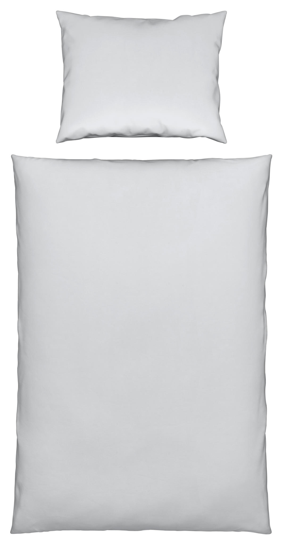 POVLEČENÍ, satén, barvy stříbra, 140/200 cm - barvy stříbra, Basics, textil (140/200cm) - Novel
