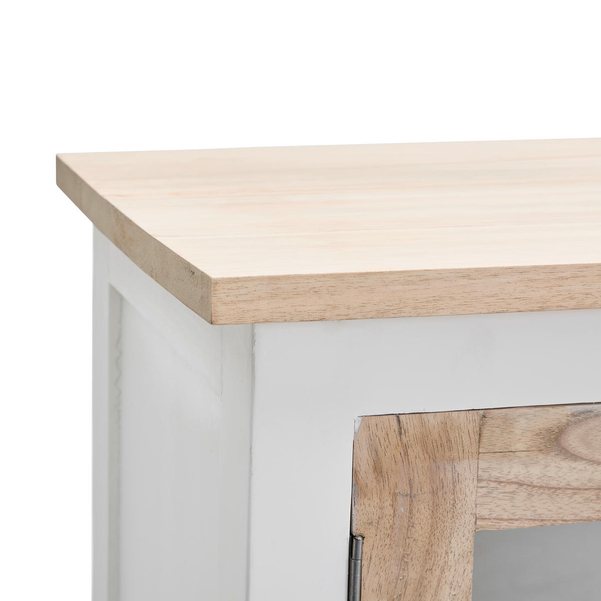 BUFFET 90/190/40 cm  in Naturfarben  - Schwarz/Naturfarben, Design, Holz/Metall (90/190/40cm) - Livetastic