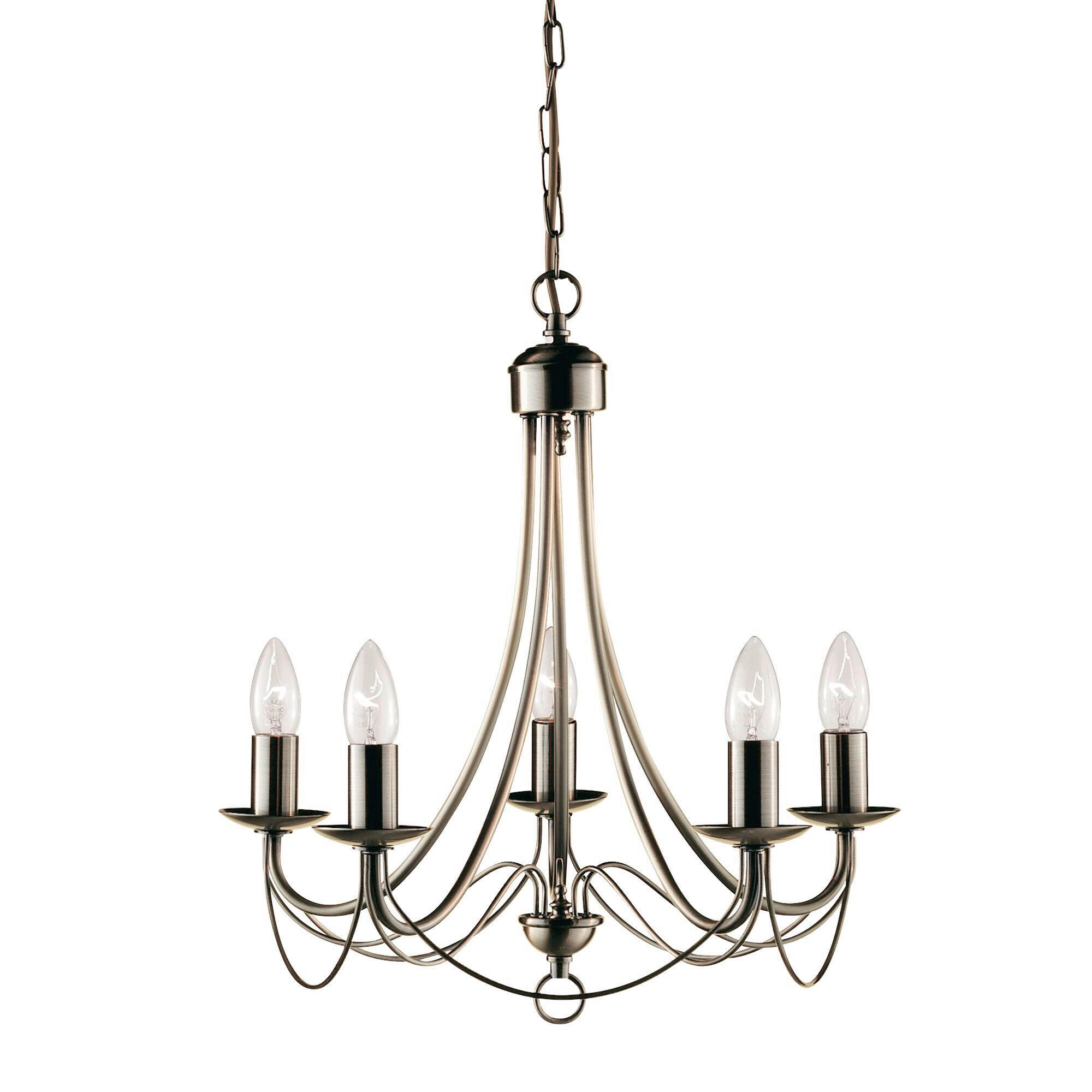 Searchlight Kronleuchter Maypole Messing 46x100x46 cm