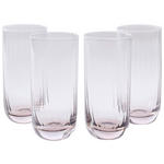 TRINKGLAS 360 ml 4-teilig  - Hellbraun, Trend, Glas - Novel