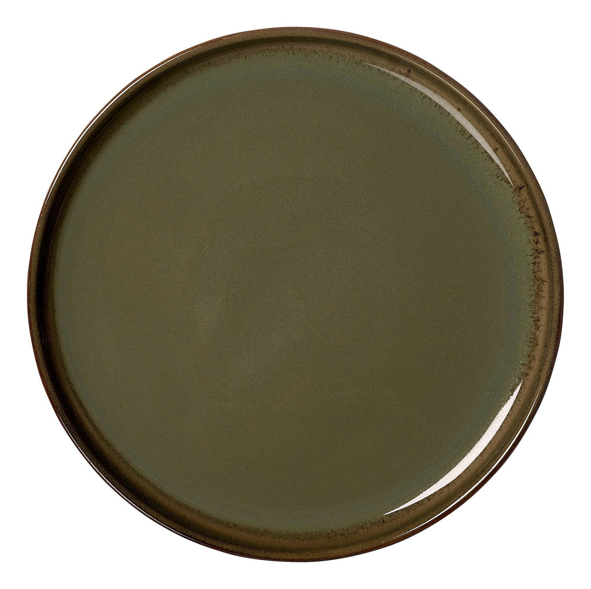 DESSERTTELLER Grün Malaga  - Grün, KONVENTIONELL, Keramik (22/22/2cm) - Ritzenhoff Breker