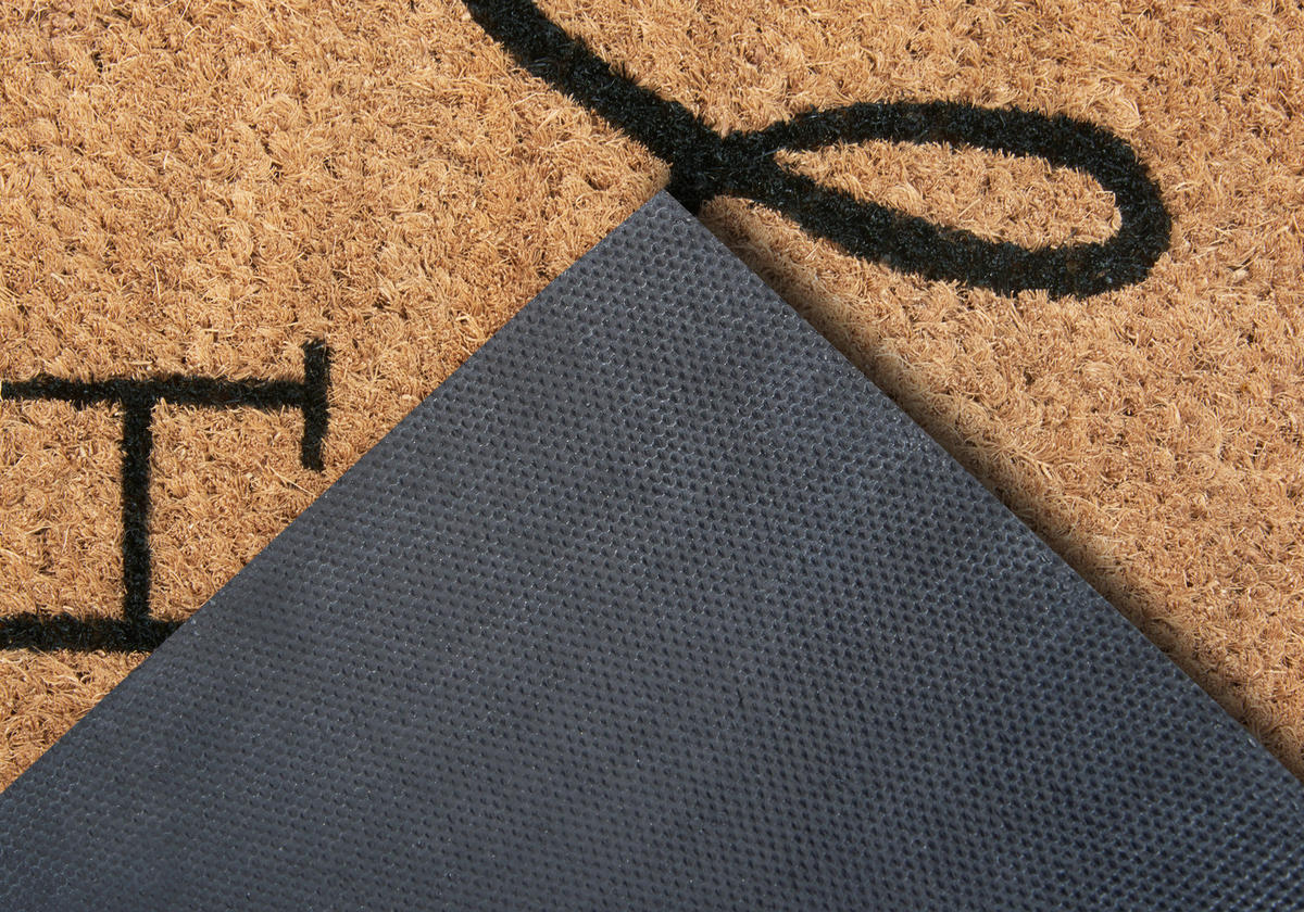 KOKOSMATTE  45/75 cm  Schwarz, Hellbraun  - Hellbraun/Schwarz, Basics, Naturmaterialien/Kunststoff (45/75cm)