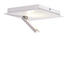 LED-DECKENLEUCHTE - Alufarben/Weiß, LIFESTYLE, Metall (25/14,5/25cm)