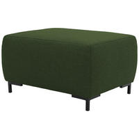 HOCKER Webstoff Grün  - Schwarz/Grün, Design, Textil/Metall (88/44/68cm) - LOOKS by W.Joop