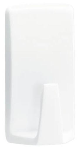KLEBEHAKEN 2 Stück  in Weiß  - Weiß, Basics, Kunststoff (3,2/6/2cm) - Tesa
