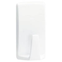 KLEBEHAKEN 2 Stück  in Weiß  - Weiß, Basics, Kunststoff (3,2/6/2cm) - Tesa