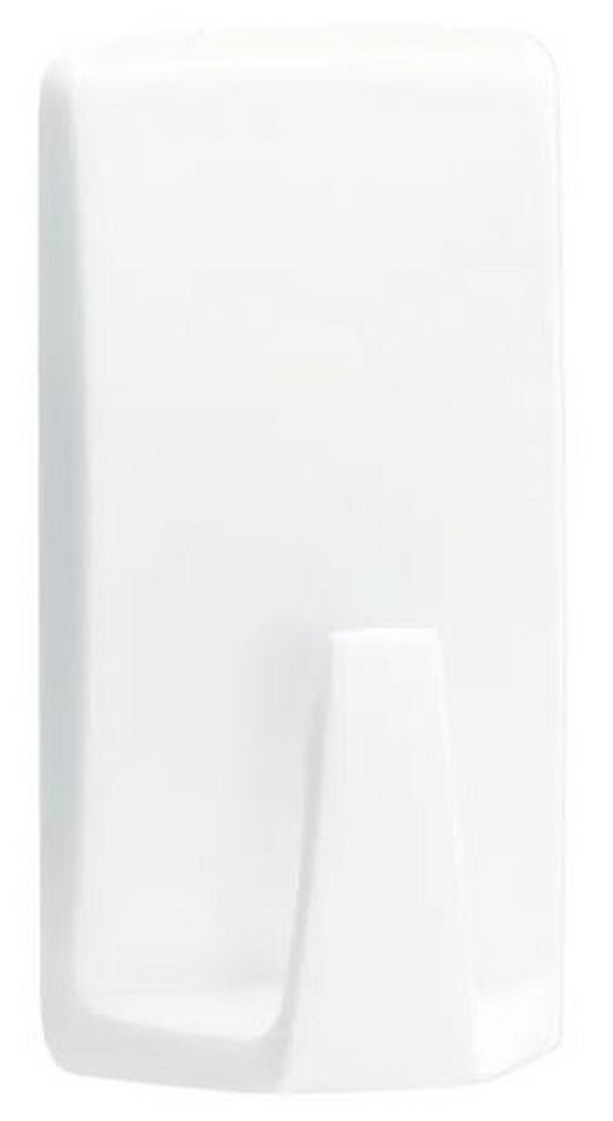 KLEBEHAKEN 2 Stück  in Weiß  - Weiß, Basics, Kunststoff (3,2/6/2cm) - Tesa