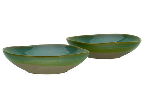 SKÅLSET 2 delar   - olivgrön, Trend, keramik - Creatable