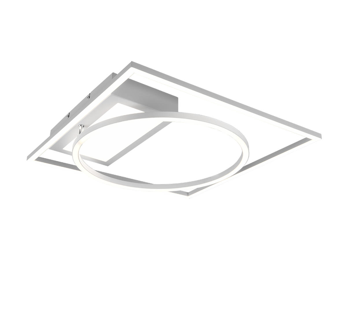 LED PLAFONJERA - bela, Dizajnerski, metal (64,5/9,0/86,5cm)