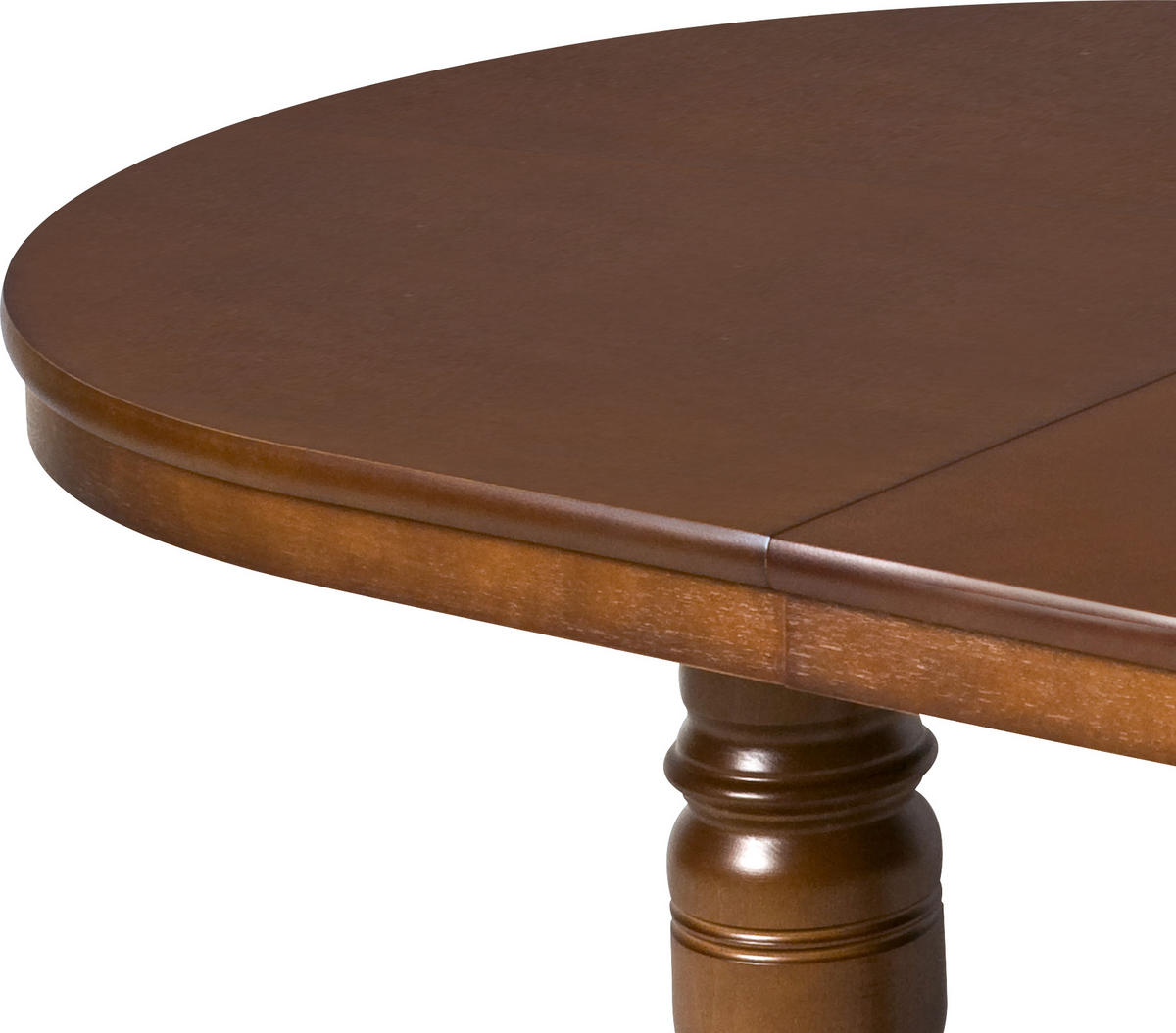 COUCHTISCH furniert, massiv 120-160/75/56-72 cm oval Nussbaumfarben  - Nussbaumfarben, Design, Holz/Holzwerkstoff (120-160/75/56-72cm) - Livetastic