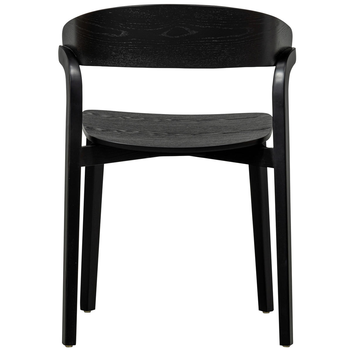 STUHL-SET 2 Stück abwischbar   - Schwarz, Design, Holz (52/75/49cm) - Livetastic