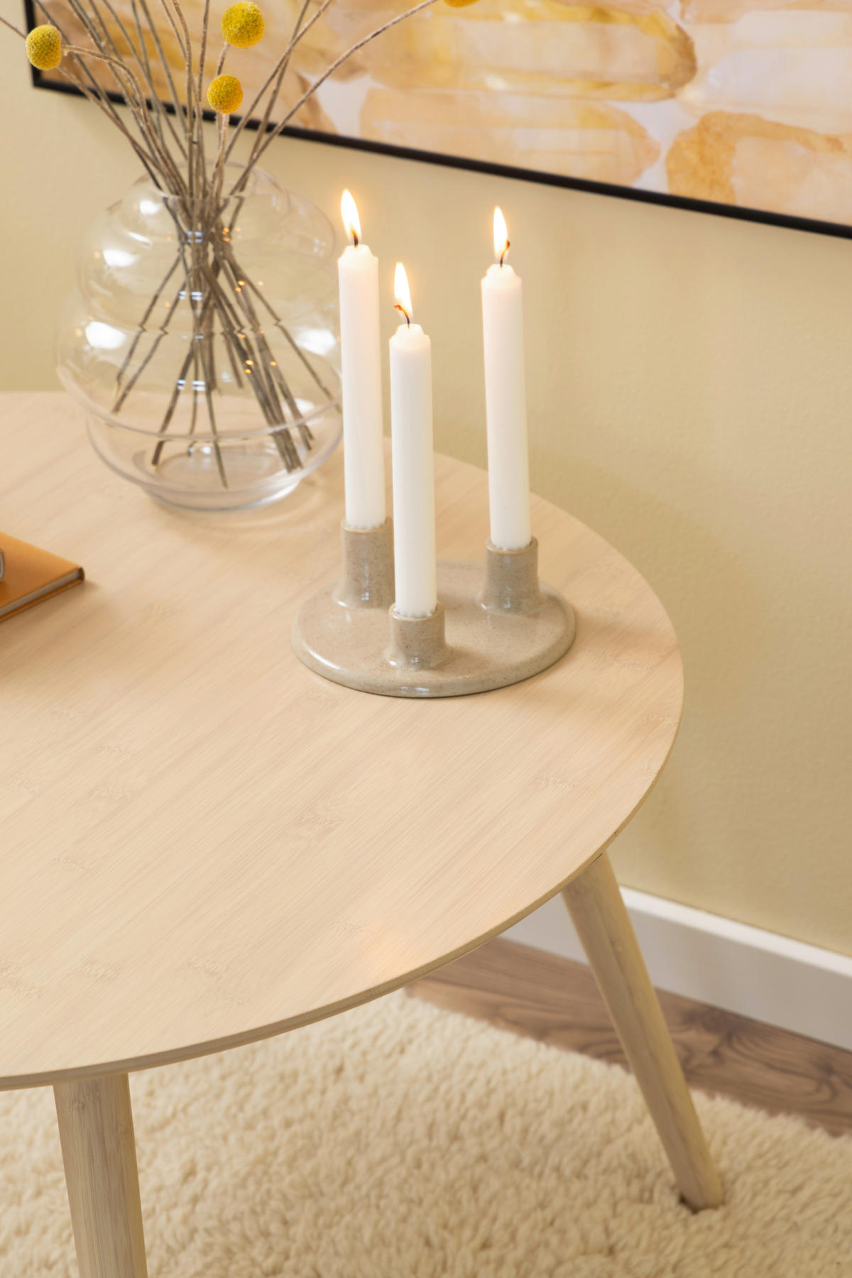 SOFFBORD i trä 80/80/45 cm  - naturfärgad, Design, trä (80/80/45cm) - Livetastic