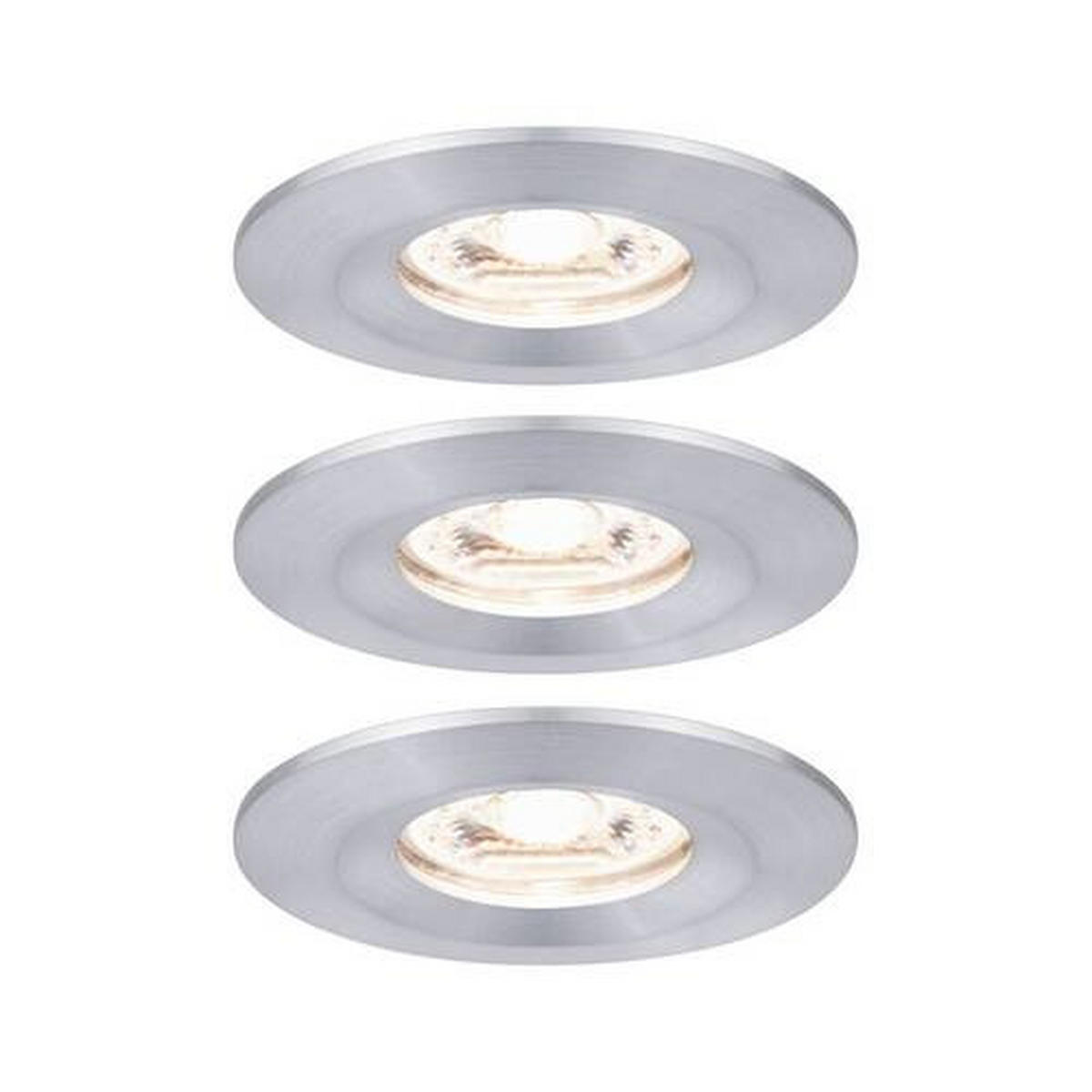 LED-DECKENLEUCHTE 6,5 cm  - Alufarben, Basics, Metall (6,5cm) - Paulmann
