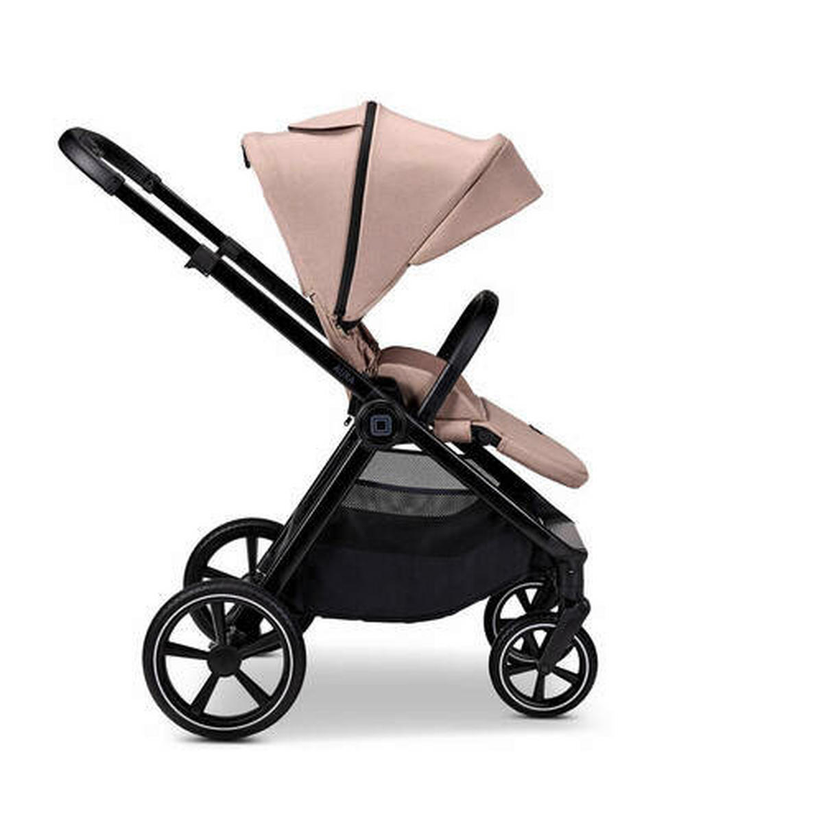 KINDERWAGENSET  Aura Set  Sand Melange  - Sandfarben, Basics (140/61/115cm) - Moon