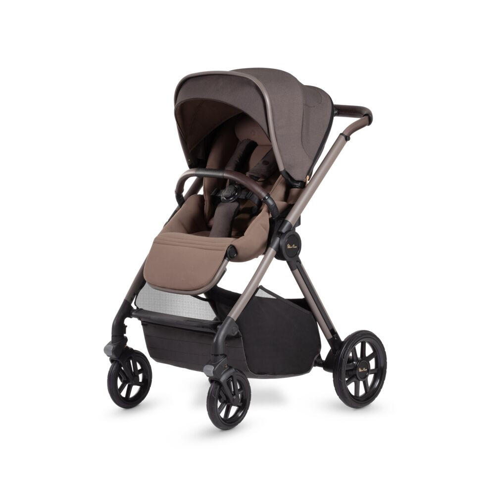 BARNVAGN Reef  - beige/greige, Design, metall/textil (85/98,5-112/61cm) - Silver Cross