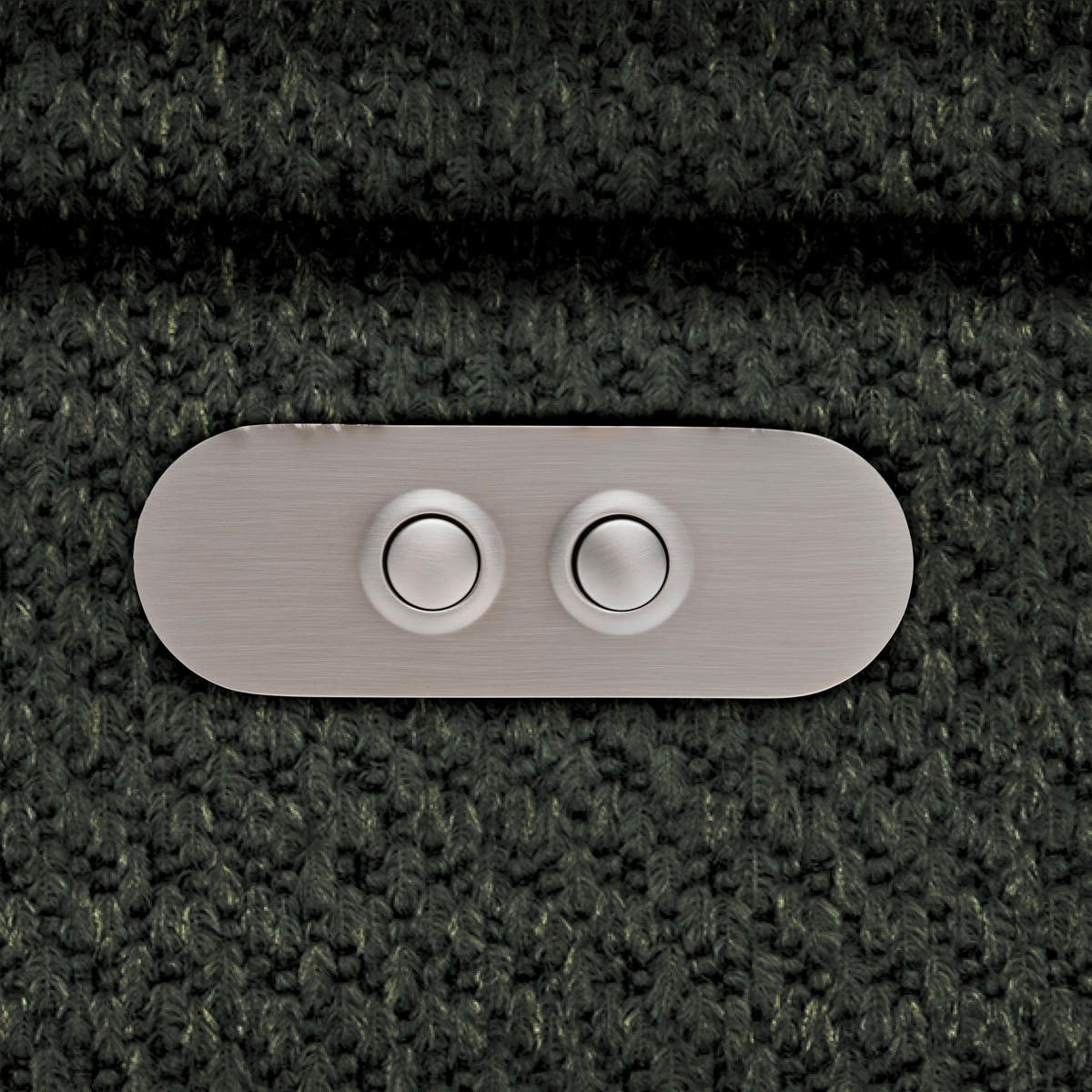 HÖRNSOFFA i chenille, vävt tyg mörkgrön  - svart/mörkgrön, Modern, textil/plast (283/106cm) - MID.YOU