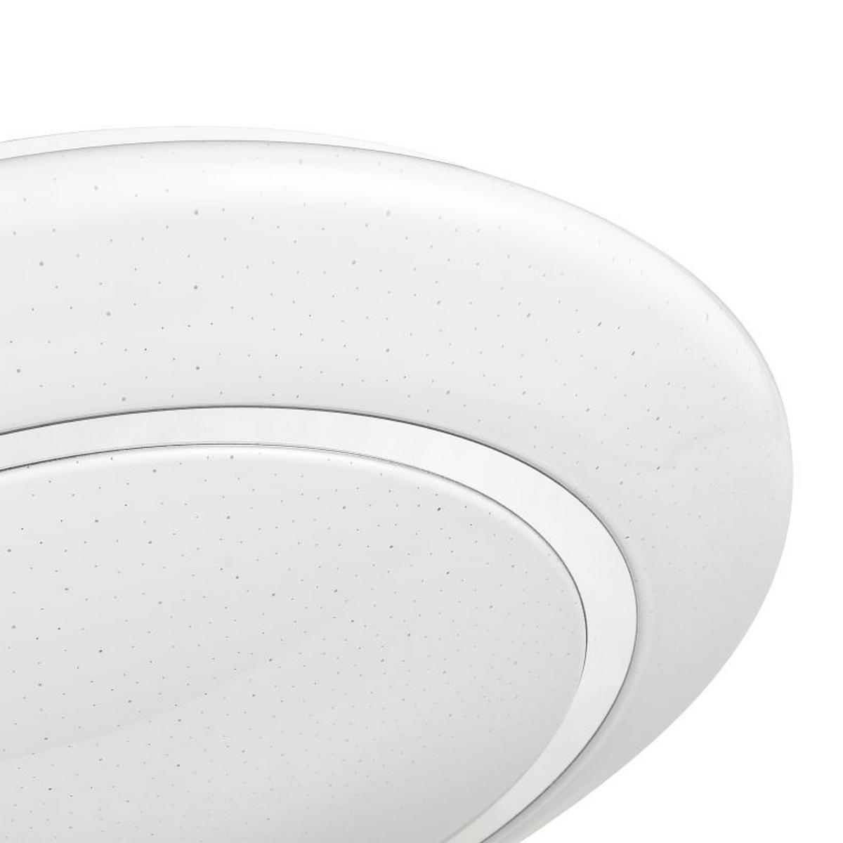 LED-DECKENLEUCHTE Rainbow  Smart 50/9 cm   - Weiß, LIFESTYLE, Kunststoff/Metall (50/9cm) - Novel